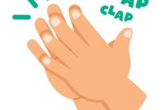 cartoon-concept-of-clapping-hands-vector