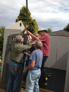 building garden shed