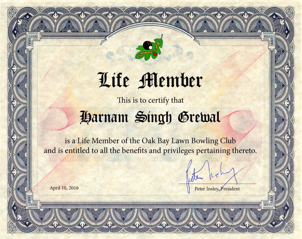 harnamgrewallifemembercertificate