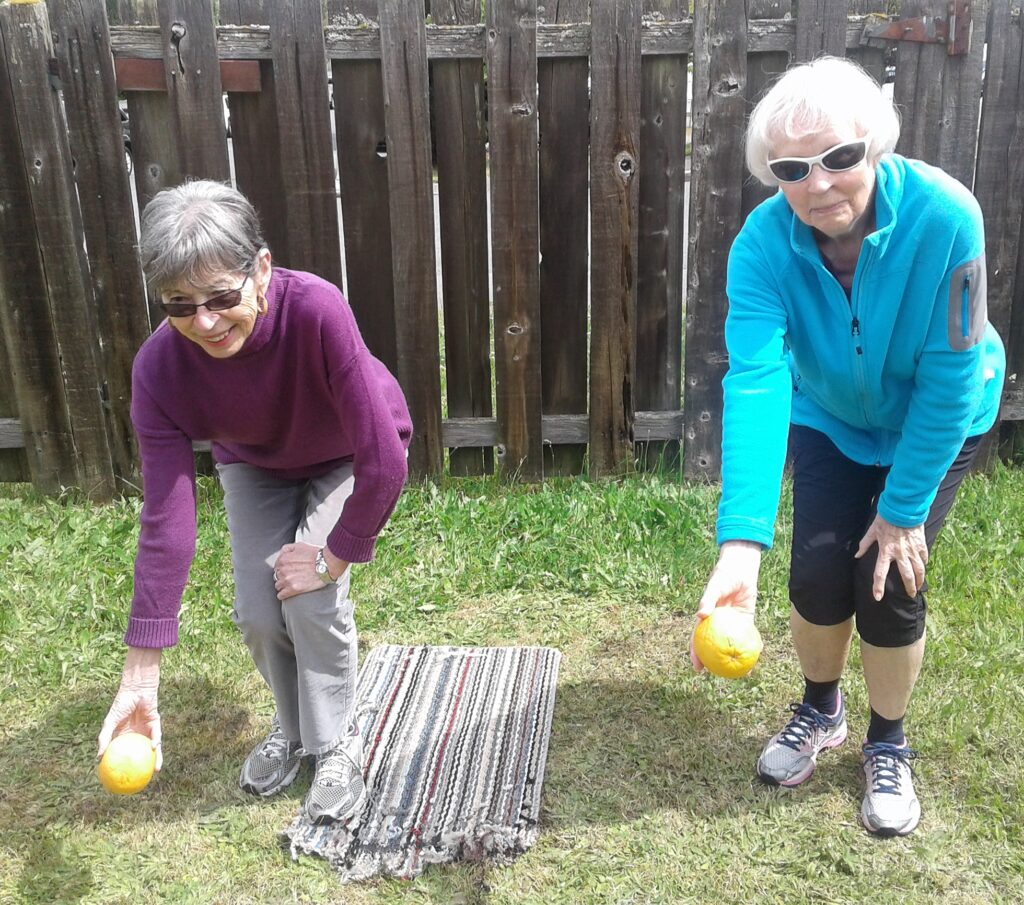 Gayle Wallach and Dolores Troyer